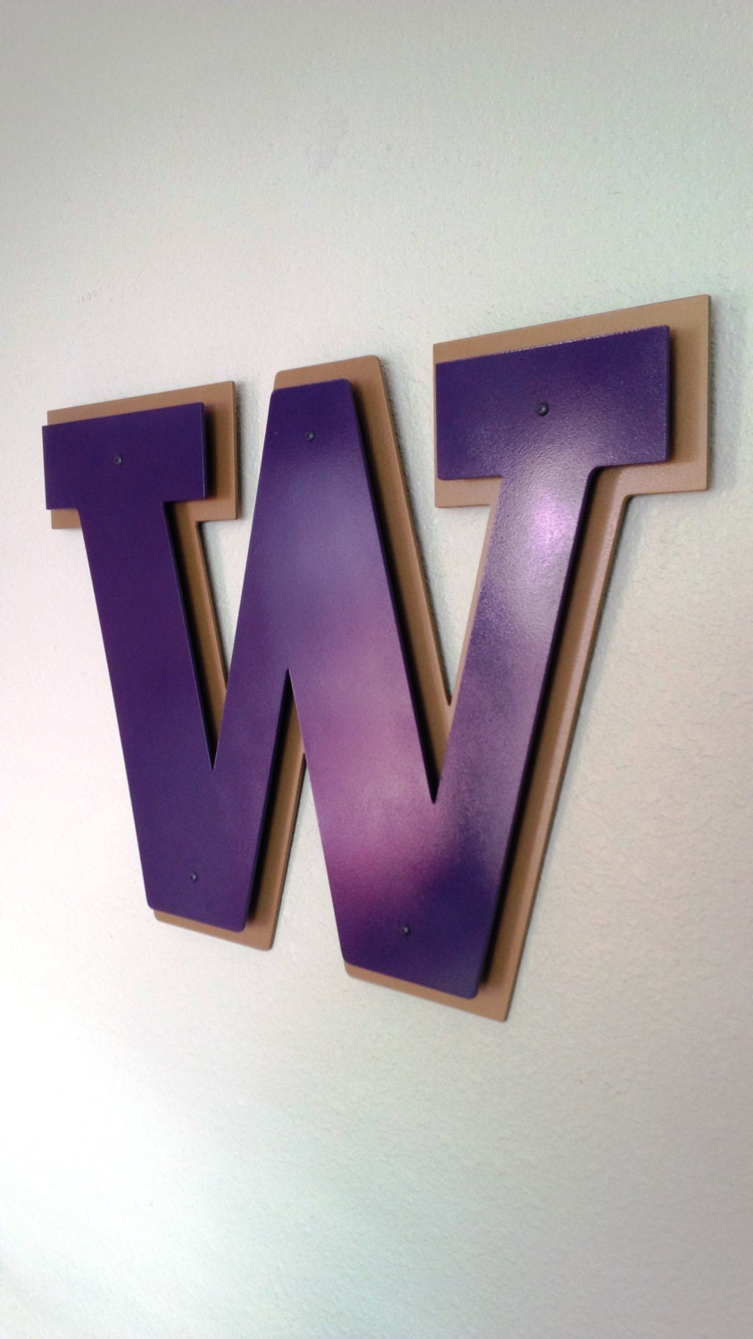 OFFICIALLY LICENSED University of Washington Steel Sign / Wall