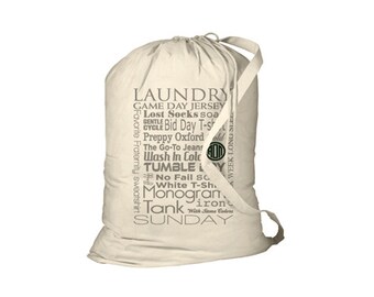 Alpha Omicron Pi Sunday Laundry Bag