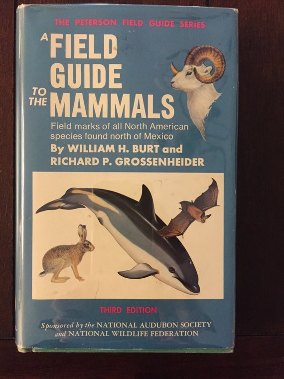 A Field Guide to the Mammals Peterson Field Guides vintage