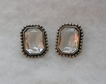 lucite clear earring earrings