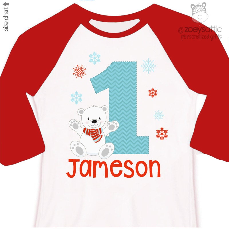 winter onederland birthday shirt