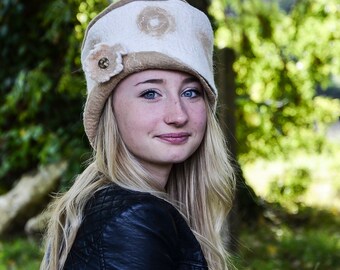 Felted wool hats, Womens winter hats, Felt hat for women Women's wool hat, Handmade Felt hats Felt Hat Unique Felted hats Felt Hat gift idea