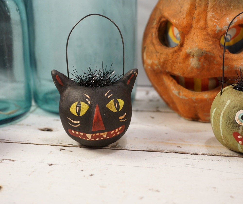  Halloween Decoration Black Cat Halloween Folk Art Home 