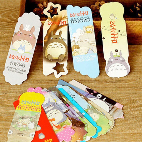 totoro studio ghibli paper bookmarks christmas birthday gift