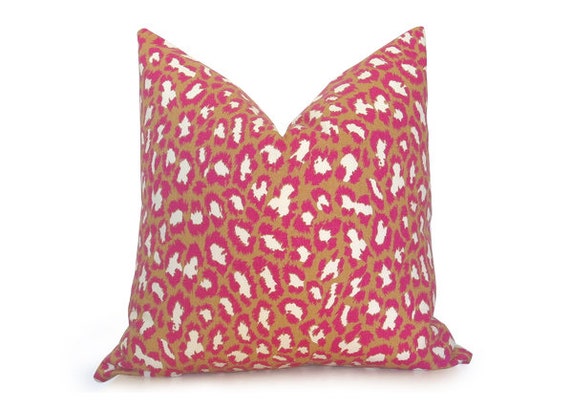 pink leopard pillow pet