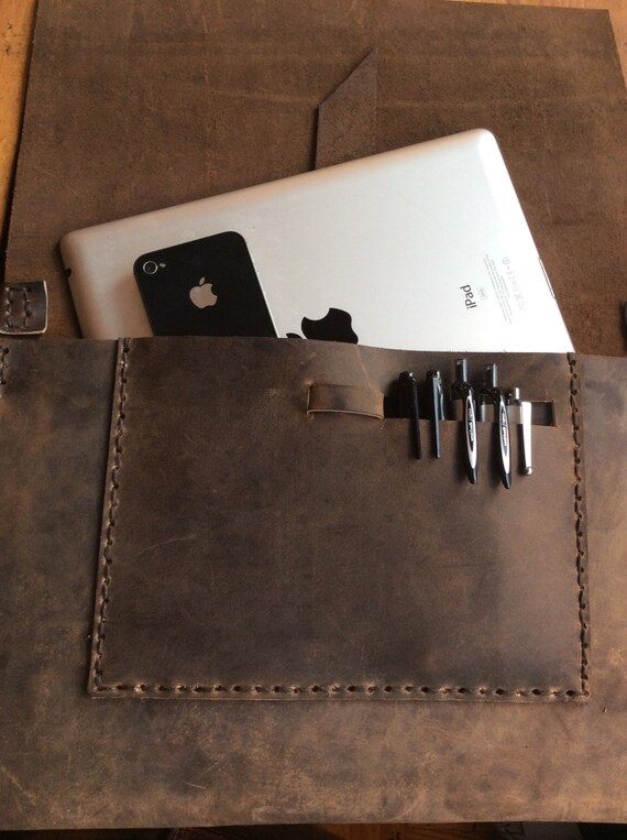 iPad du lịch túi / túi tablet / túi crossbody cho iPad / túi da iPad bởi LusciousLeather NYC trên Etsy