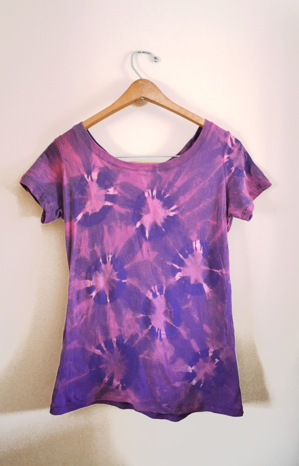 purple tiedye shirt