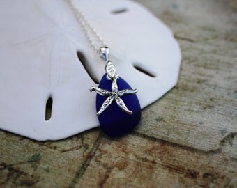 Blue Sea Glass Jewelry Sea Glass Necklace Seaglass Necklace Seaglass Jewelry Wedding Jewelry Bridal Jewelry Bridesmaid Jewelry Hawaii 007
