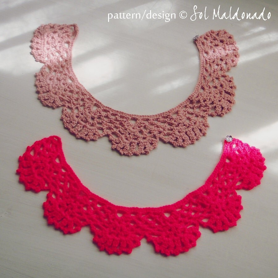 to read diagram pattern crochet how PDF Pan Etsy Peter Crochet sizes: Collar Pattern by on bySol 2