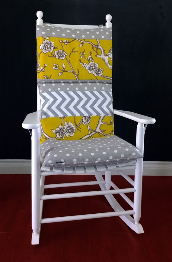 ON SALE Rocking Chair Cushion Cover Vintage by RockinCushions