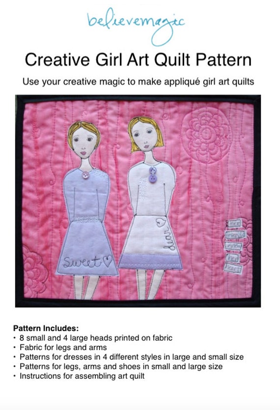 creative-girl-art-quilt-pattern-and-faces-in-by-believemagic