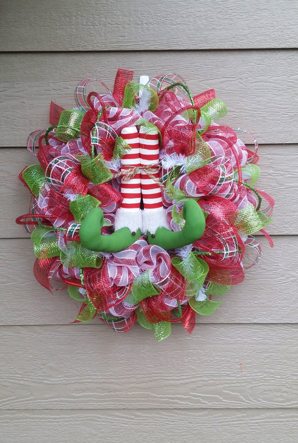 Deluxe Christmas Elf Wreath - ETSY Original!