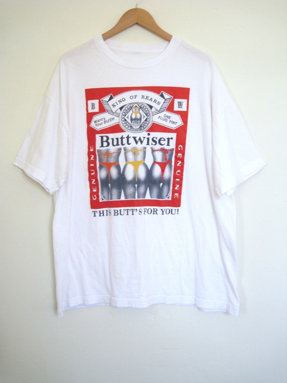 vintage buttwiser shirt