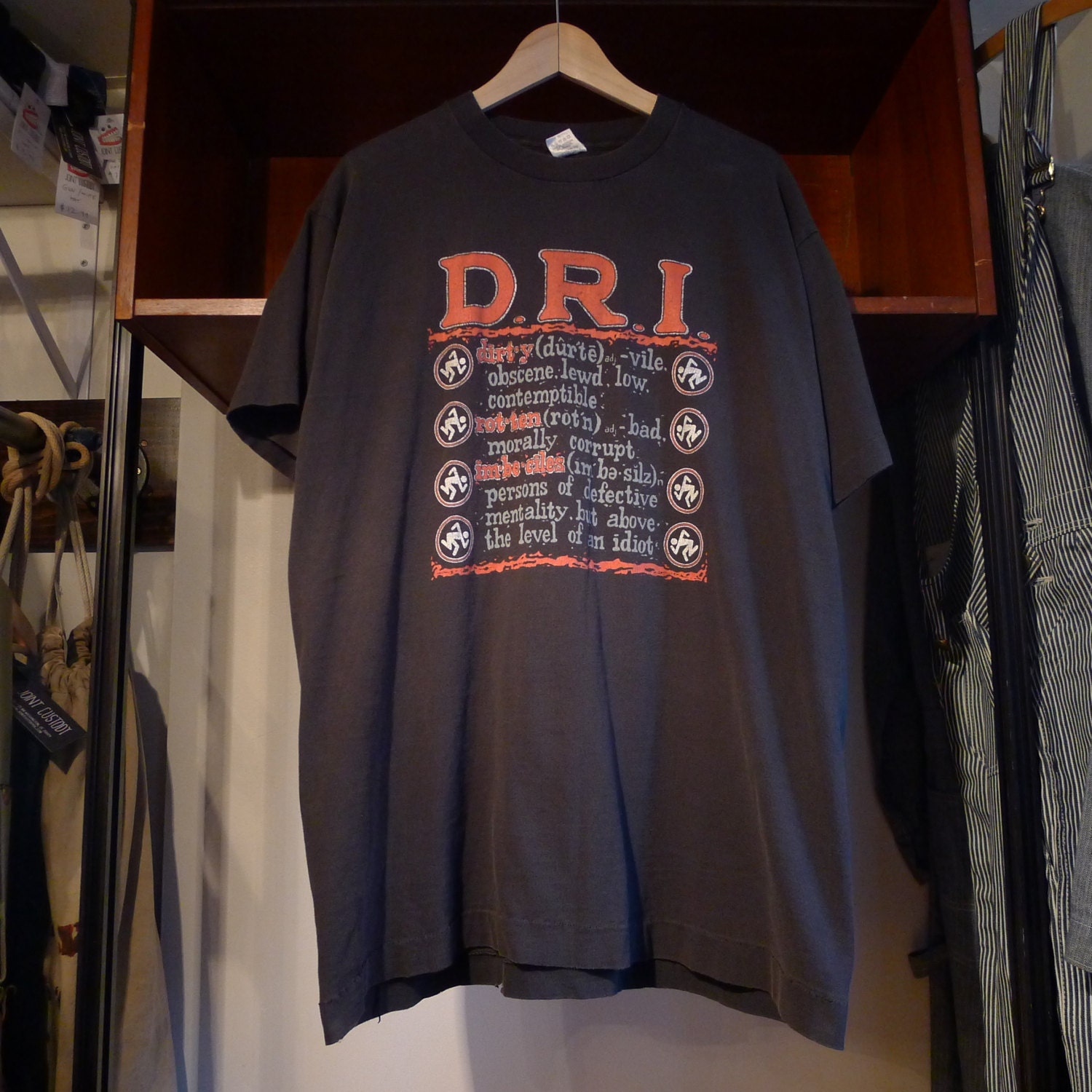 Vintage D.R.I. Shirt Dirty Rotten Imbeciles Definition