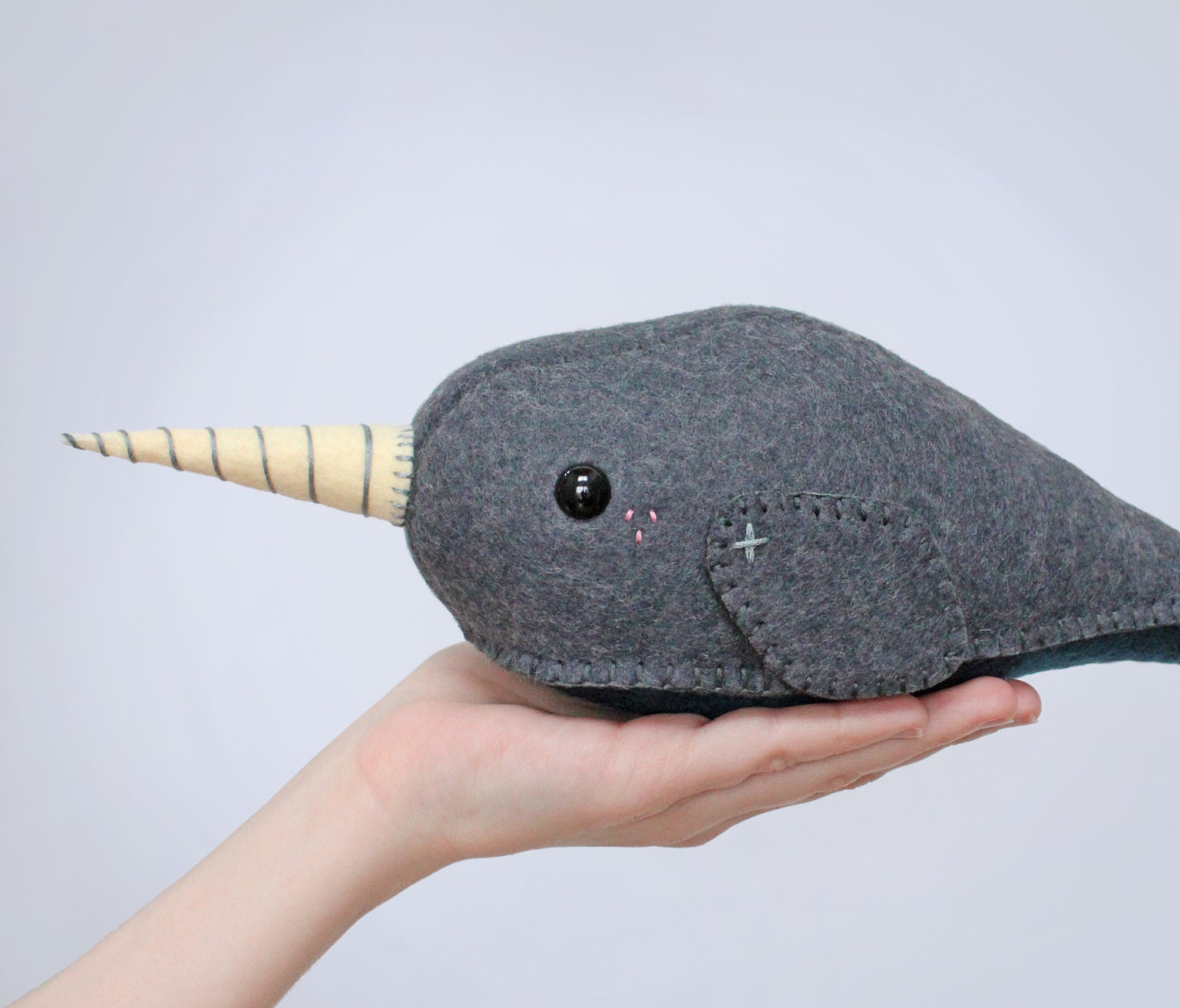 big narwhal stuffed animal