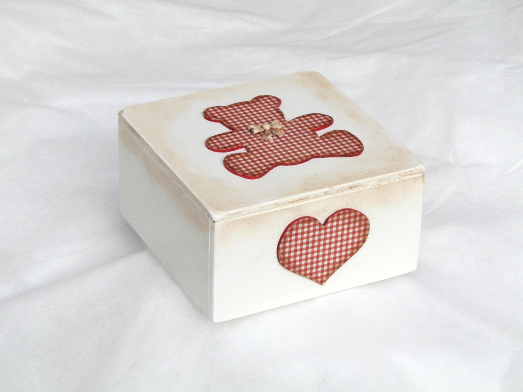 teddy bear jewelry box