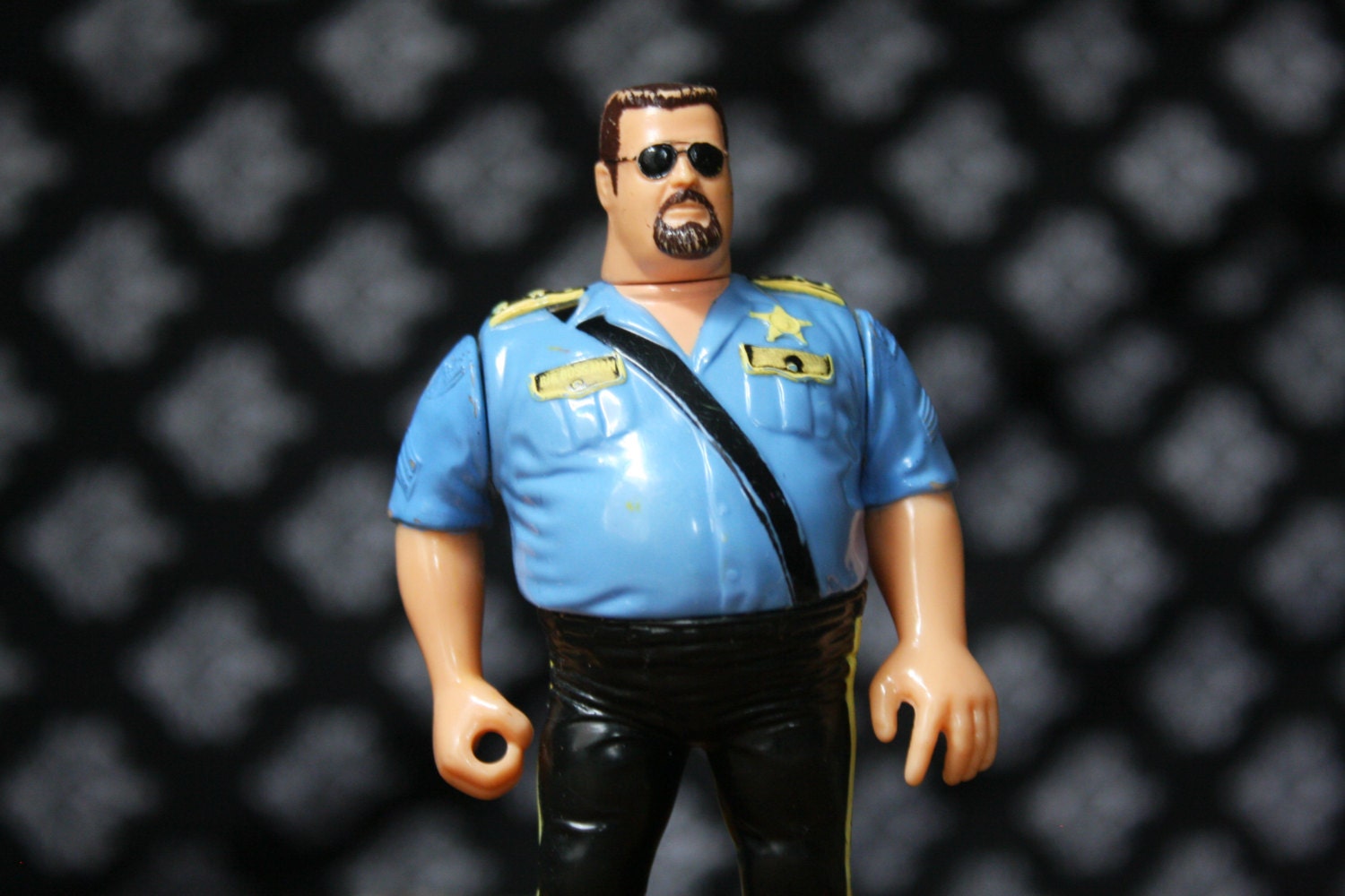 Big Boss Man Vintage WWF Action Figure. WWE Collectible Toy