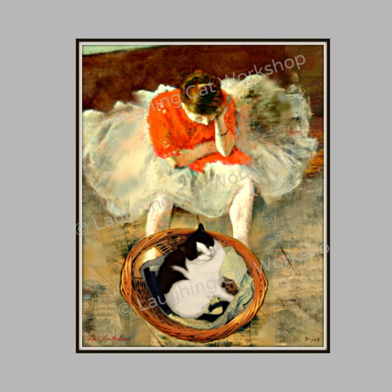 Whimsical Wall Art whimsical wall art cat print ballet art girl bathroom art Whimsical Wall Art whimsical wall art cat print ballet art girl bathroom art