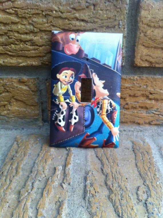 Jessie and Woody Toy Story Light Switch Cover, Toy Story Decor, Toy