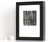 Abstract Fine Art Print, Contemporary Home Decor, Hand Pulled Monotype, Pine Needles