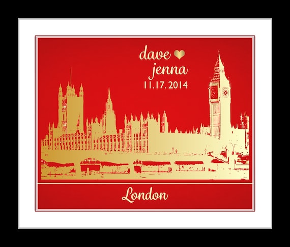 ... Gifts London Skyline Poster Unique Wedding Gift Ideas Bridal Shower