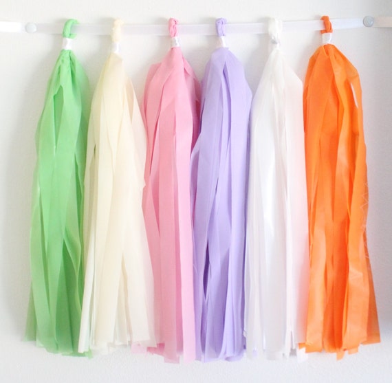 10ft PLASTIC Tassel Garland 25 by ThePartyGirlStudio on Etsy