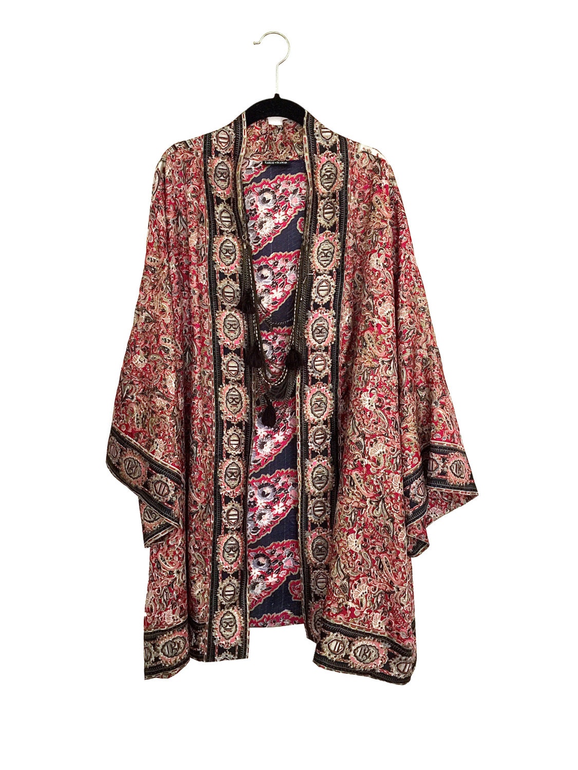 Kimono jacket (With images) | Silk kimono jacket, Kimono fashion, Pure ...