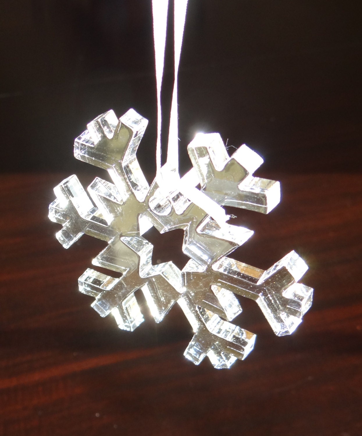 acrylic snowflake ornament basic design engraving option acrylic snowflake ornament basic design engraving option
