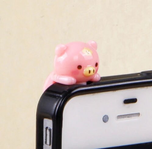 kawaii hanging pink pig piglet piggy dust 3 5mm by milandiy kawaii hanging pink pig piglet piggy dust 3 5mm by milandiy