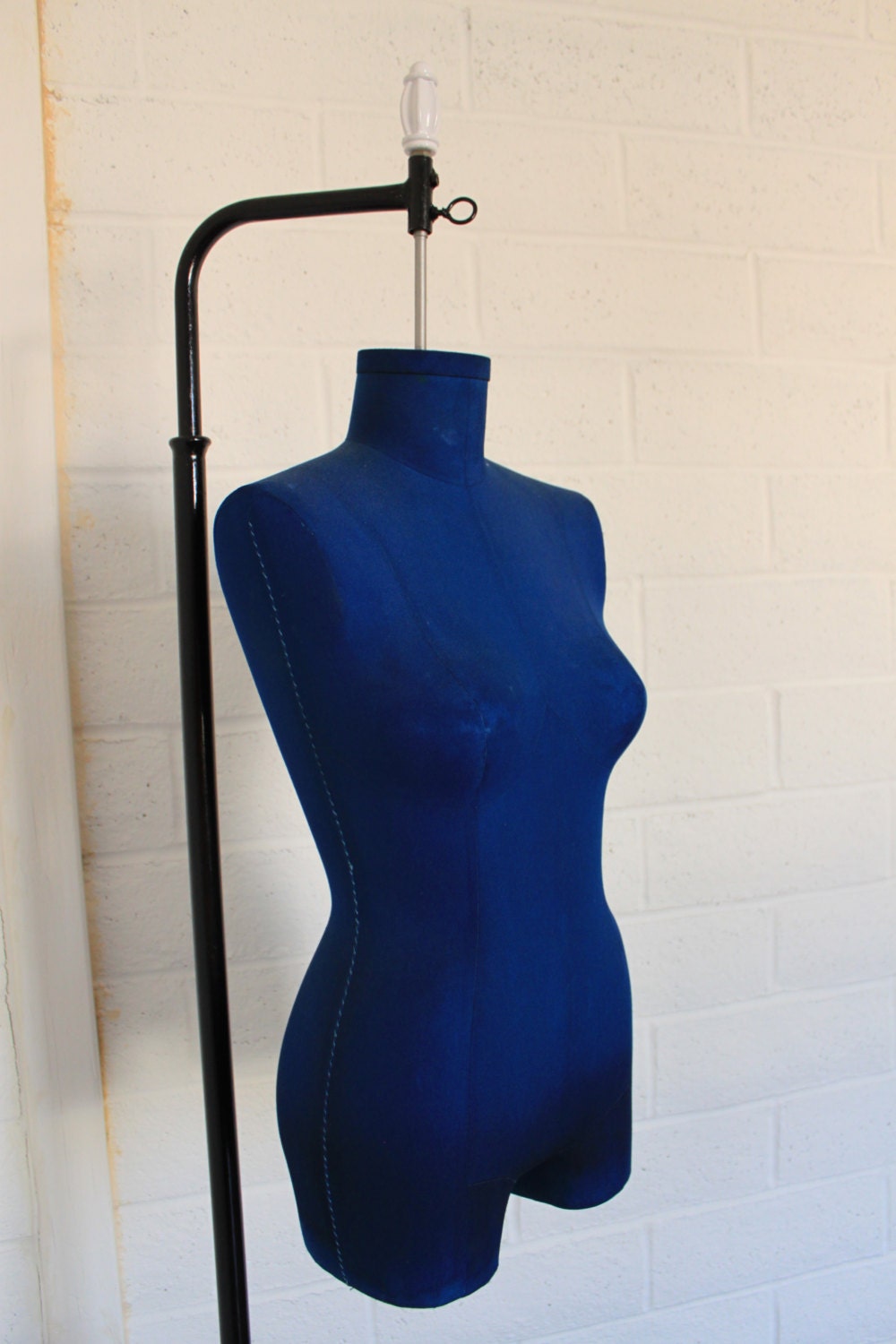 Female Mannequin Display Form & Hanging Base in Blue