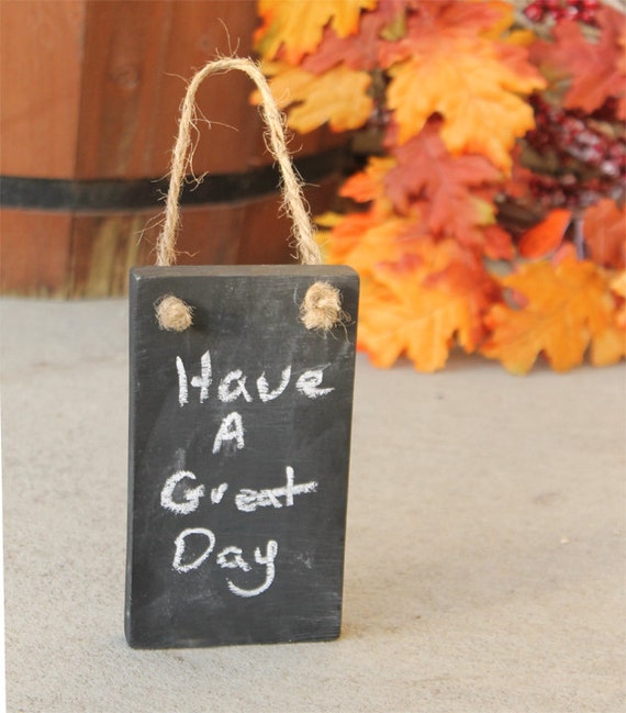 Small Chalkboard Door Hanging Sign by DopsonDesigns on Etsy