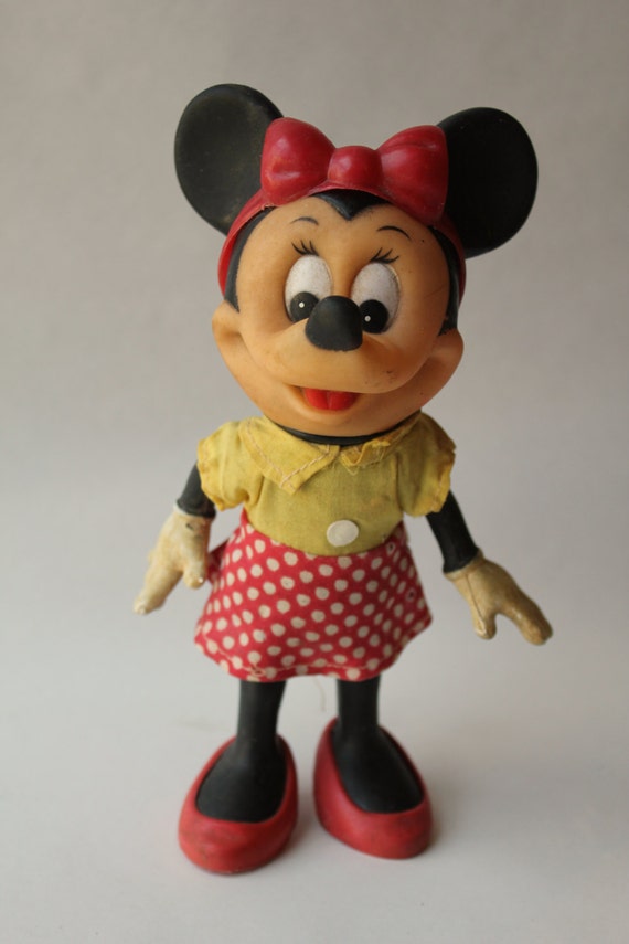 Minnie Mouse Doll Figurine 1960's By ScottyinCT On Etsy