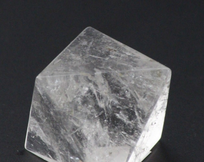 Quartz Crystal Diamond, Octahedron Plutonic Solid