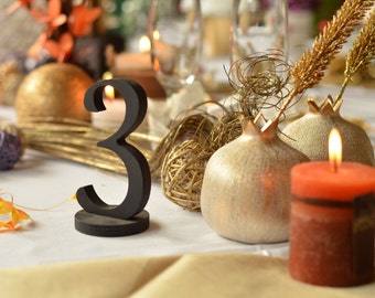 Table Numbers- Wedding Table Numbers- Wood Table Number- Weddings / Decor - Table Numbers- Table Number \ 1 to 20 set \
