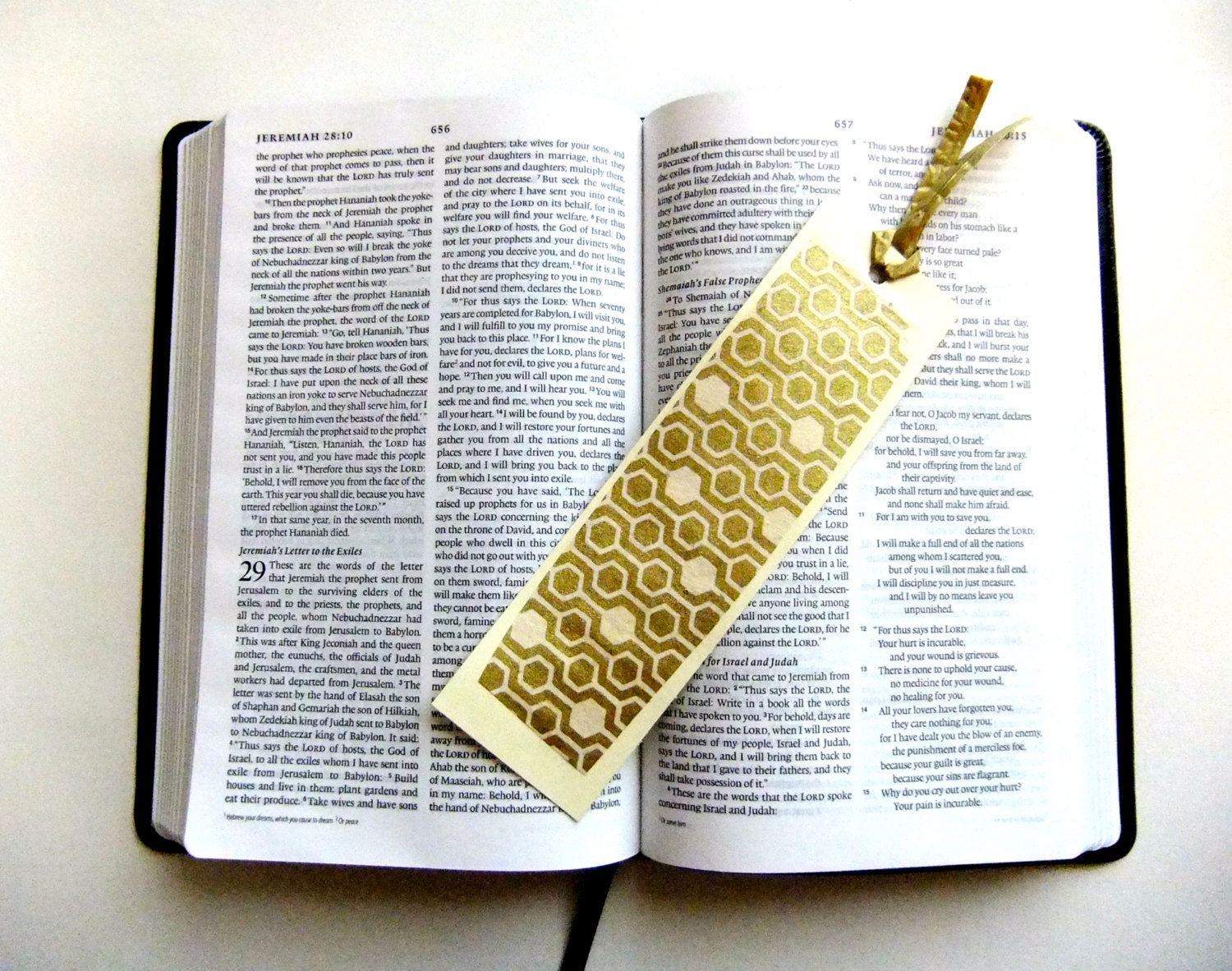 3 Luxe Golden Bible Bookmarks by MovetheMountains
