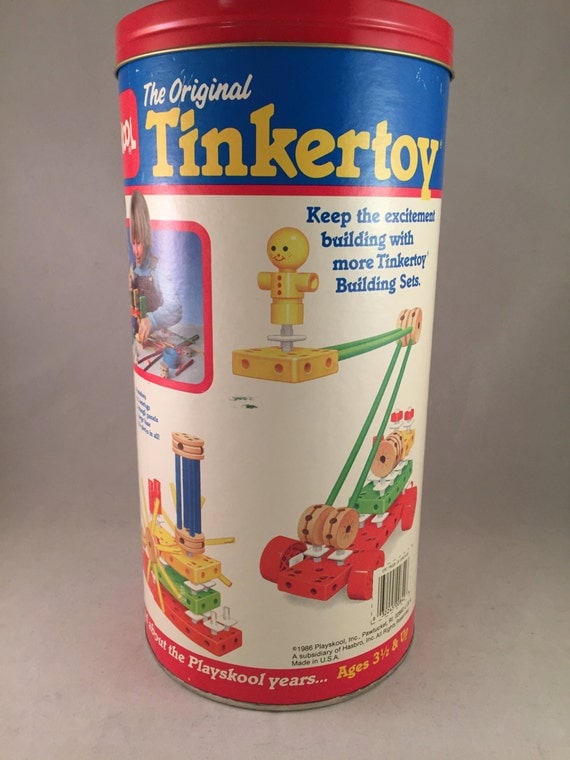 tinkertoy on the go building set