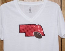 bling nebraska shirt