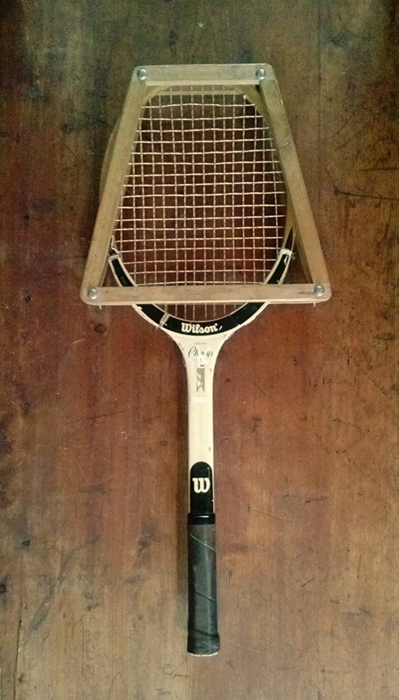 wooden tennis racket frame