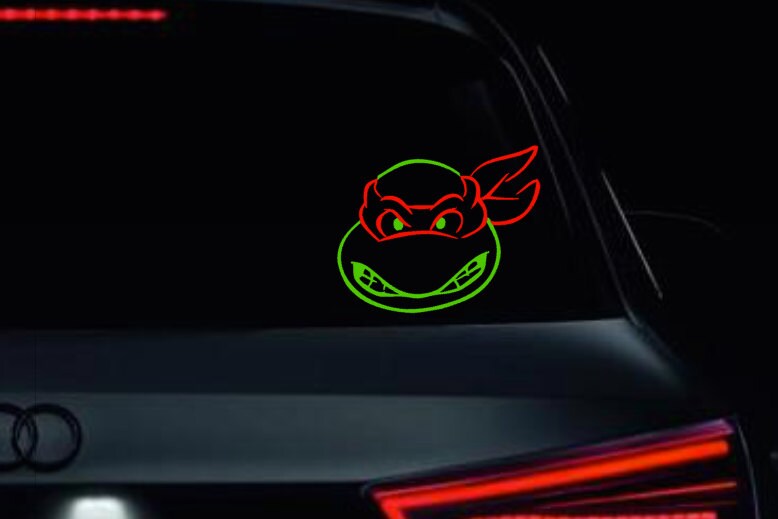 Teenage Mutant Ninja Turtle Vinyl Car Decal by BKMVinylDesign