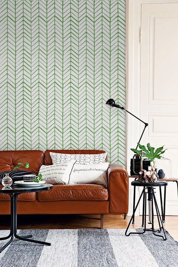 Self adhesive vinyl temporary removable wallpaper wall decal