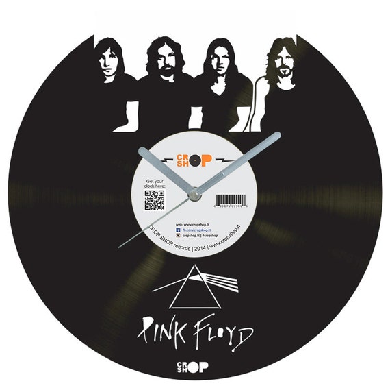 Pink Floyd vinyl clock by on Etsy