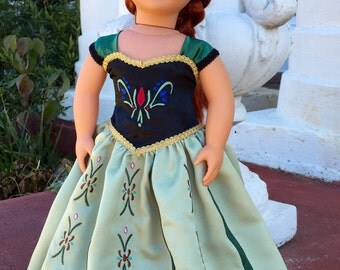 disney frozen coronation day anna doll