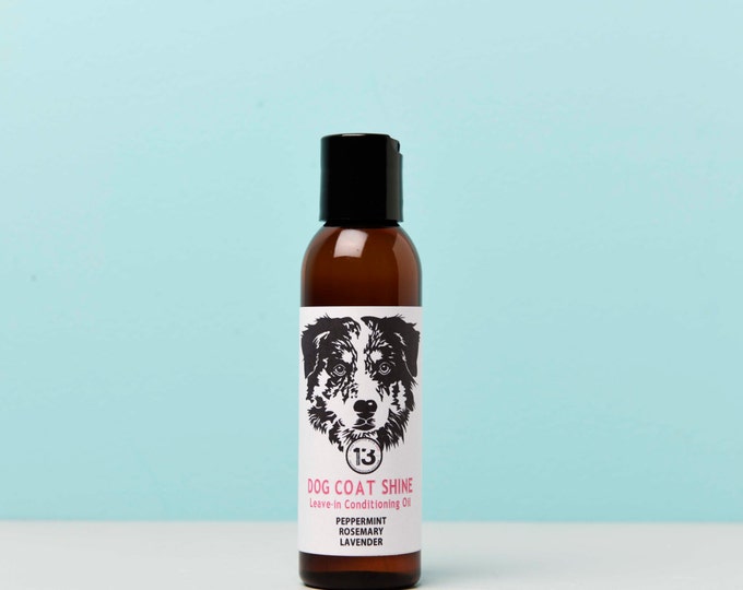 Peppermint, Rosemary and Lavender Dog Coat Shine Leave In Conditioning Oil
