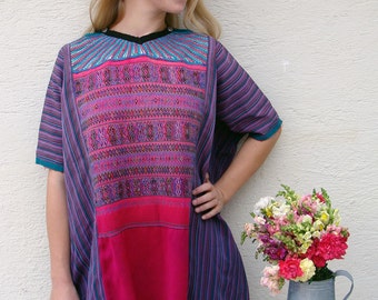 Guatemalan Clothing - Boho Top - Vintage Ethnic Clothing - XL