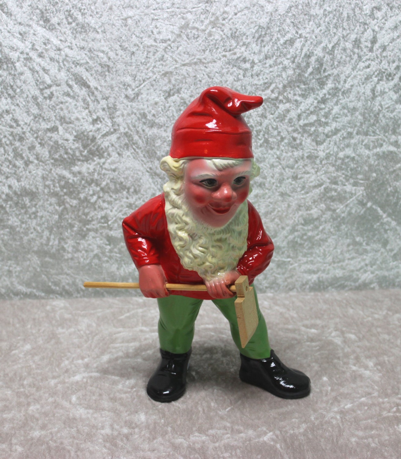 Antique large lumberjack Santa Claus Gnome of by ThreeCrownsRetro