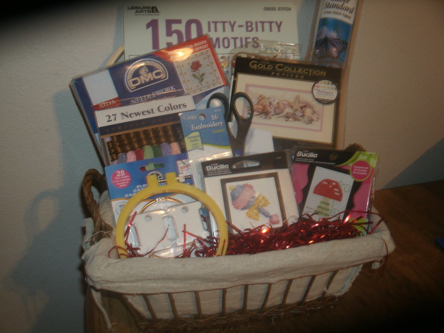 Embroidery Gift Basket