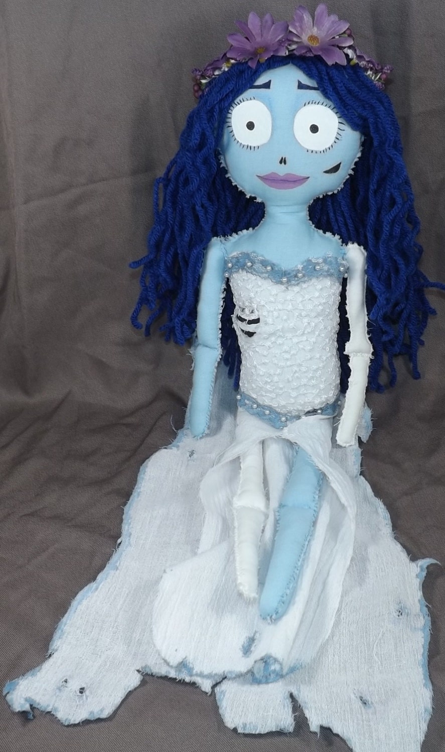 Emily Corpse Bride doll Large Rag Doll MADE TO by TrailOfStitches