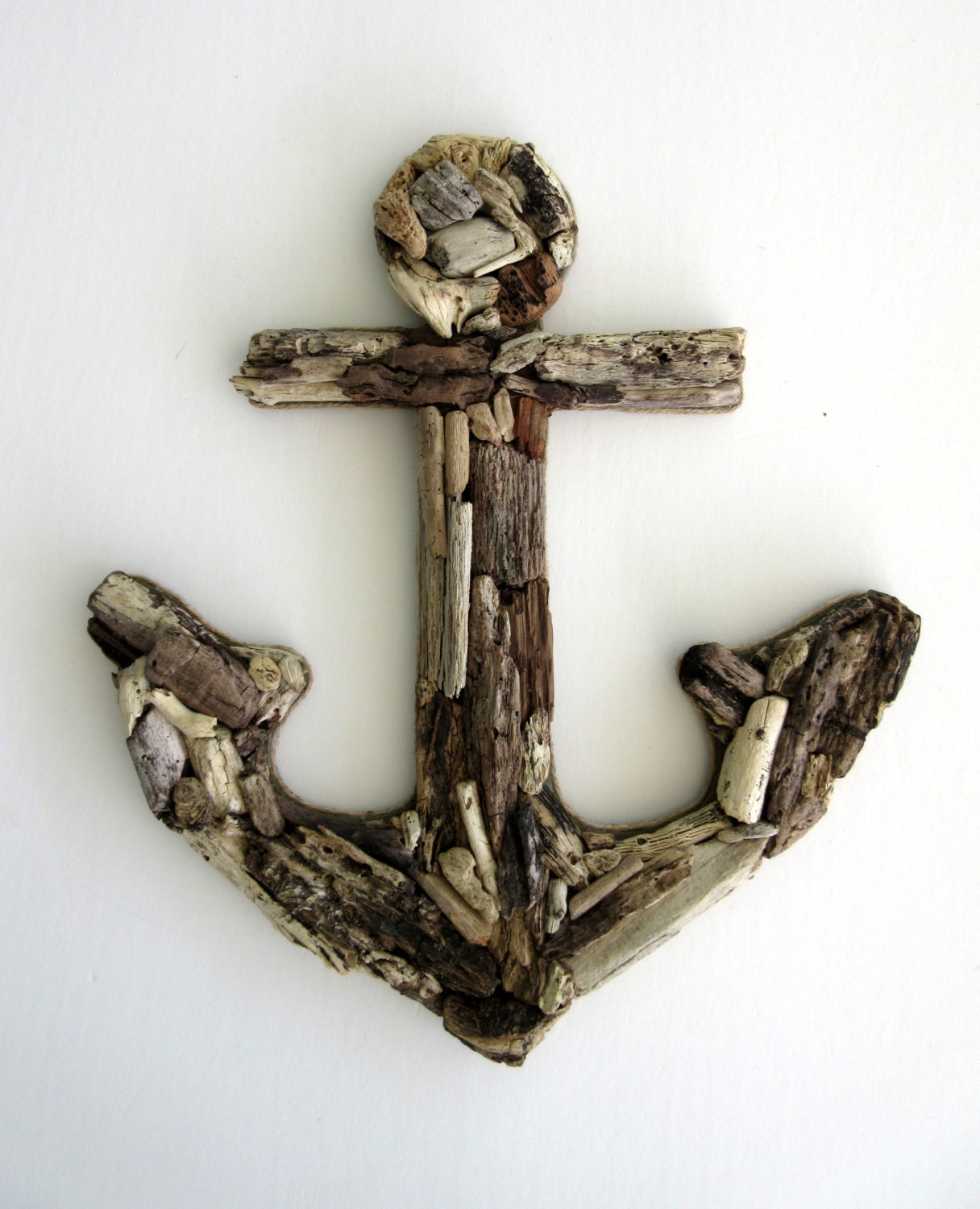 Driftwood Anchor Coastal Wall Decor by BeachwoodDreams on Etsy