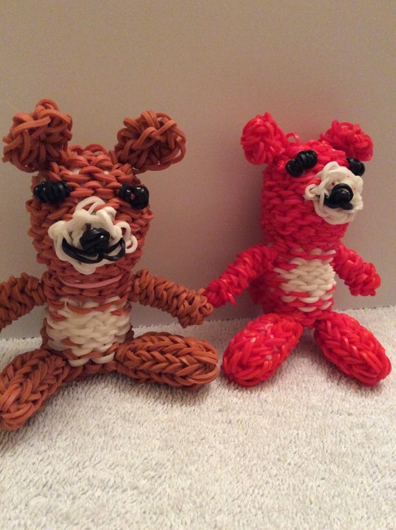 loom band teddy bear