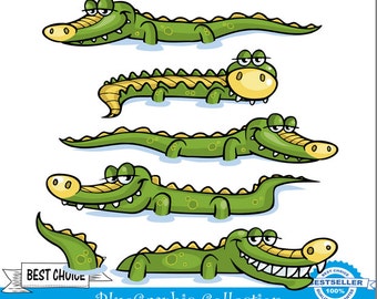 Popular items for crocodile clip art on Etsy